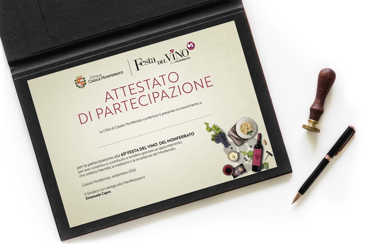 attestato partecipazione